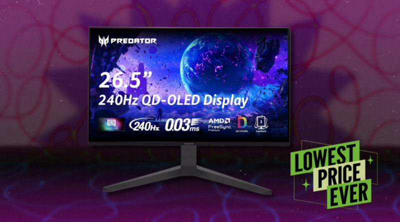The Acer Predator X27U OLED Gaming Monitor Is 33% Off Right Now