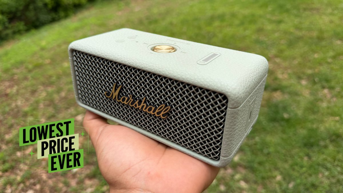 The Marshall Emberton III Portable Bluetooth Speaker Is  Off Right Now