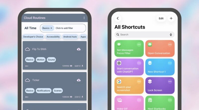 How Android’s Tasker App Stacks Up Against Apple Shortcuts (and How to Use Each One)