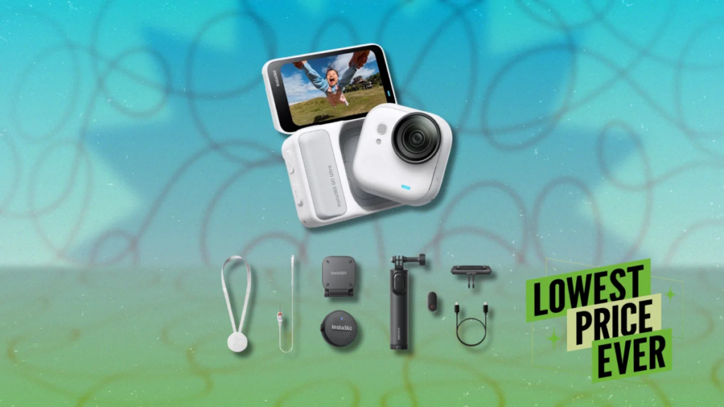 The Insta360 Go Ultra Vlogger Bundle Is Nearly  Off Right Now