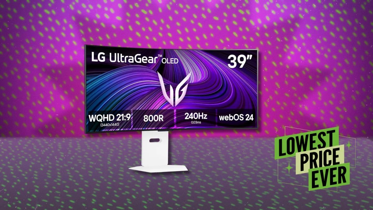 The LG UltraGear 39GX90SA-W Gaming Monitor Is 0 Off Right Now