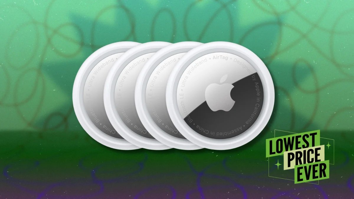 This Four-Pack of AirTags Is on Sale for 