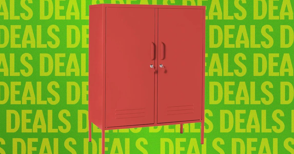 Mustard Made Storage Lockers Are on a Rare Sale Through May 31 Mustard Made Storage Lockers Are on a Rare Sale Through May 31