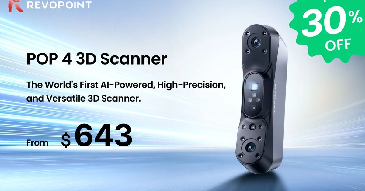 Revopoint POP 4 launches on Kickstarter: the first AI-powered 3D scanner with photoreal 3D Gaussian Splatting export Revopoint POP 4 launches on Kickstarter: the first AI-powered 3D scanner with photoreal 3D Gaussian Splatting export