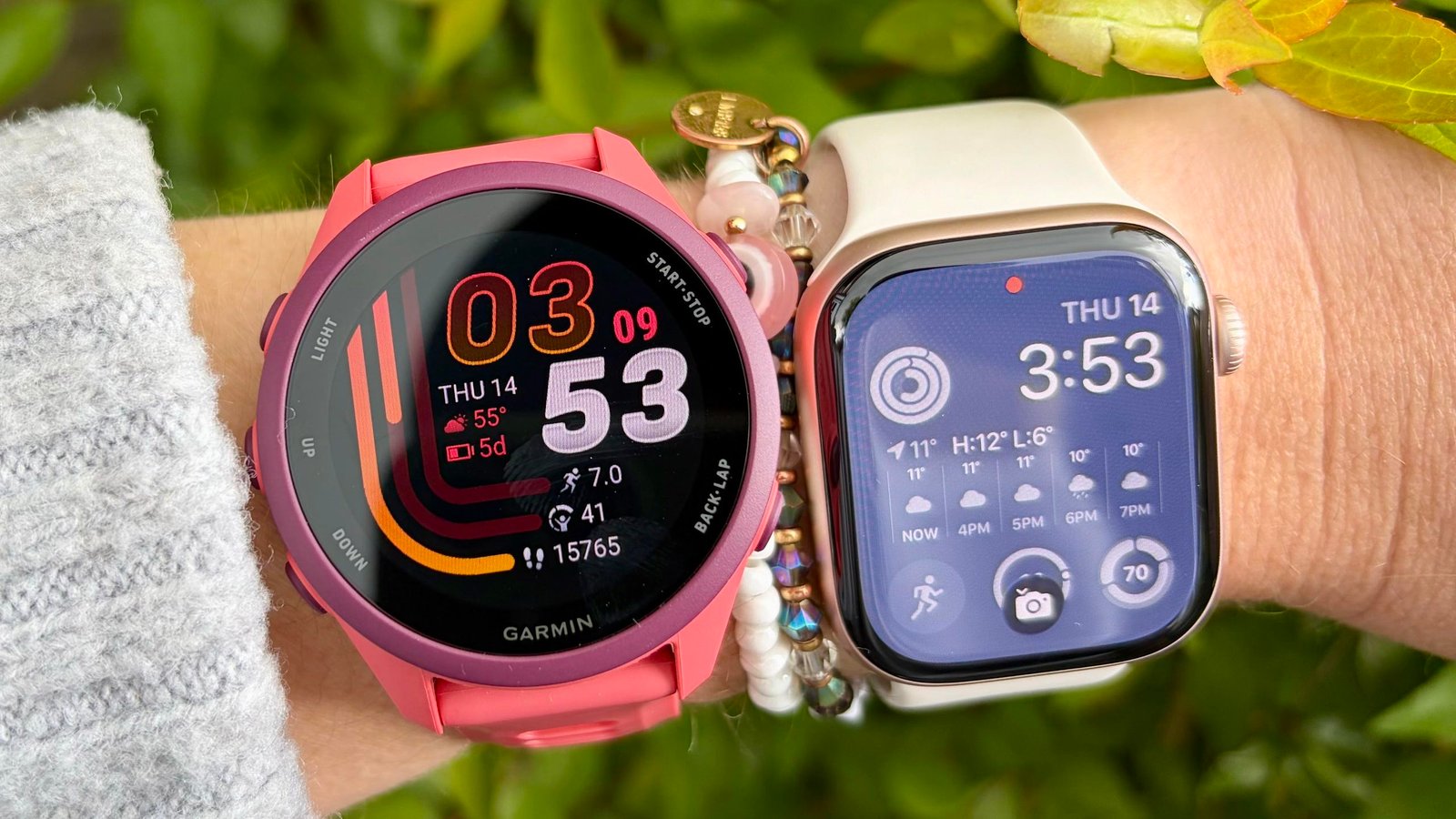 I walked 11,000 steps with the Apple Watch 11 and Garmin Forerunner 170 — and the results surprised me