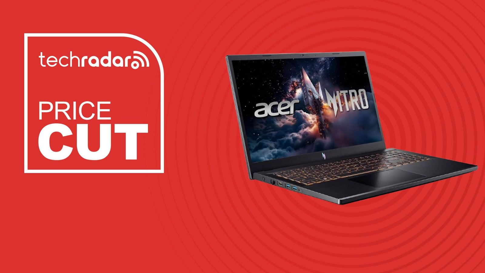 This budget-friendly Acer Nitro V boasts an RTX 4050 and Intel Core i5 for 9.99