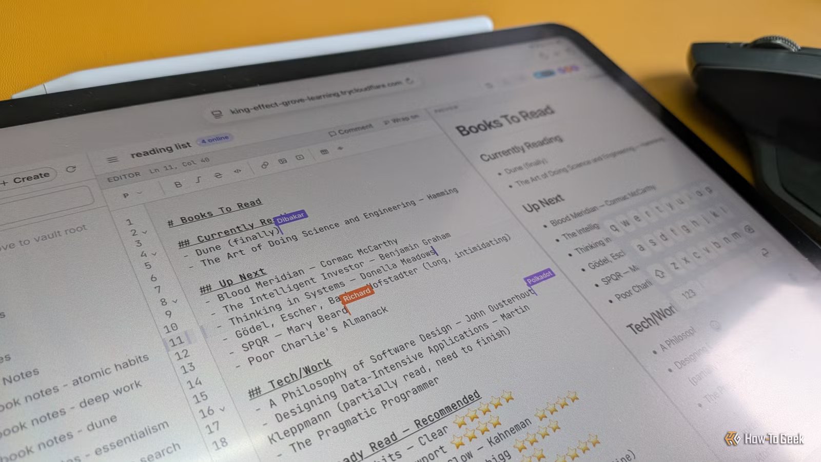 I turned my Obsidian vault into a shared workspace—for free