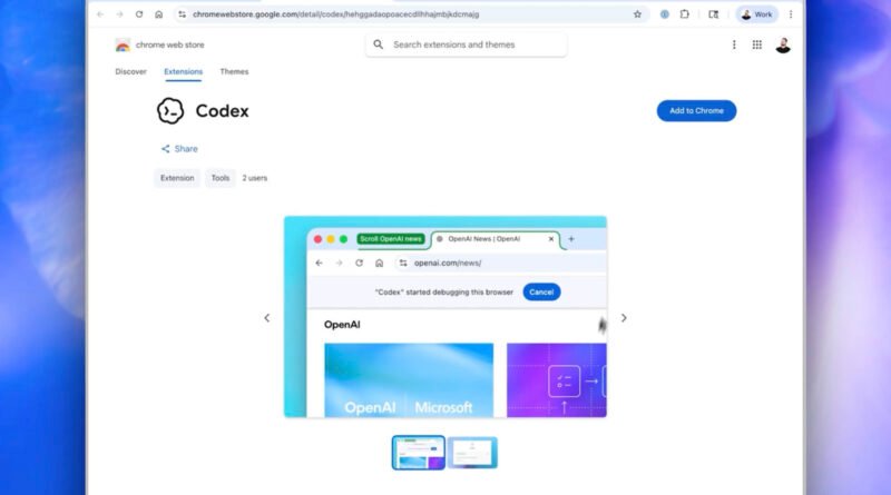 OpenAI Debuts A Codex Plugin For Chrome