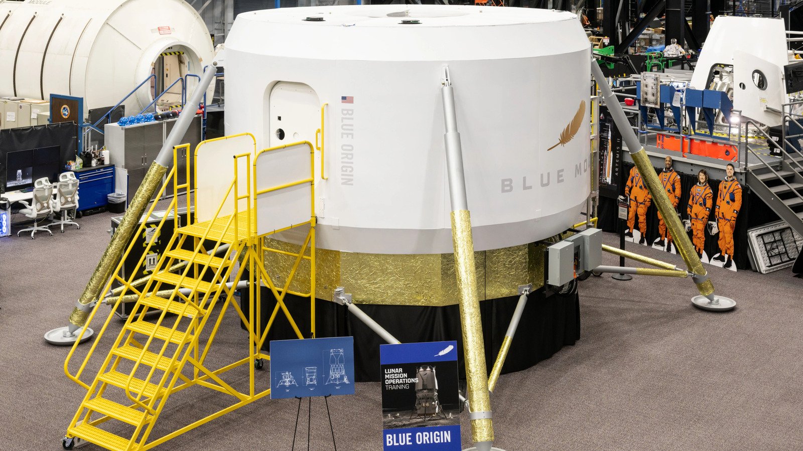 NASA Is Set To Begin Training With A Prototype Of Blue Origin’s Crew Moon Lander NASA Is Set To Begin Training With A Prototype Of Blue Origin’s Crew Moon Lander