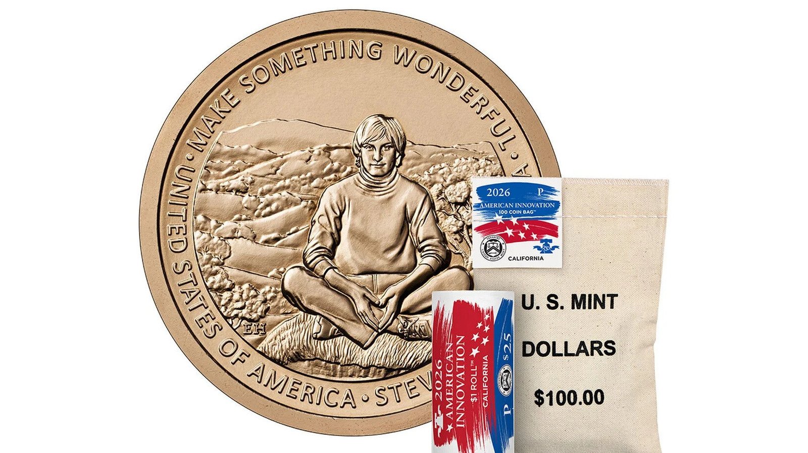 The Steve Jobs  Coin Goes On Sale Today Starting At  For A Roll