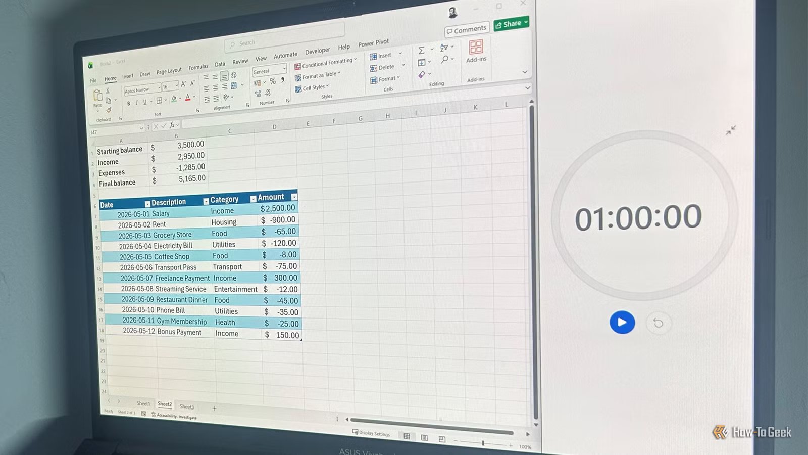 4 useful Excel projects beginners can finish in under an hour 4 useful Excel projects beginners can finish in under an hour