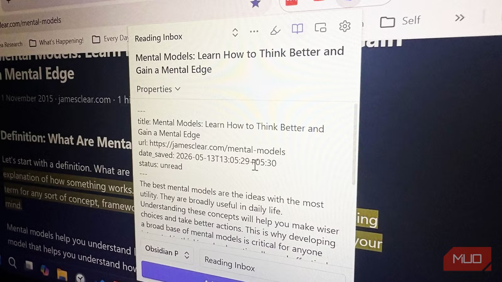 Obsidian Web Clipper does much more than save web articles Obsidian Web Clipper does much more than save web articles