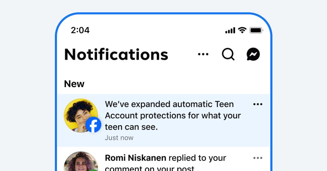 Meta Expands Safety Features for Teenagers Meta Expands Safety Features for Teenagers