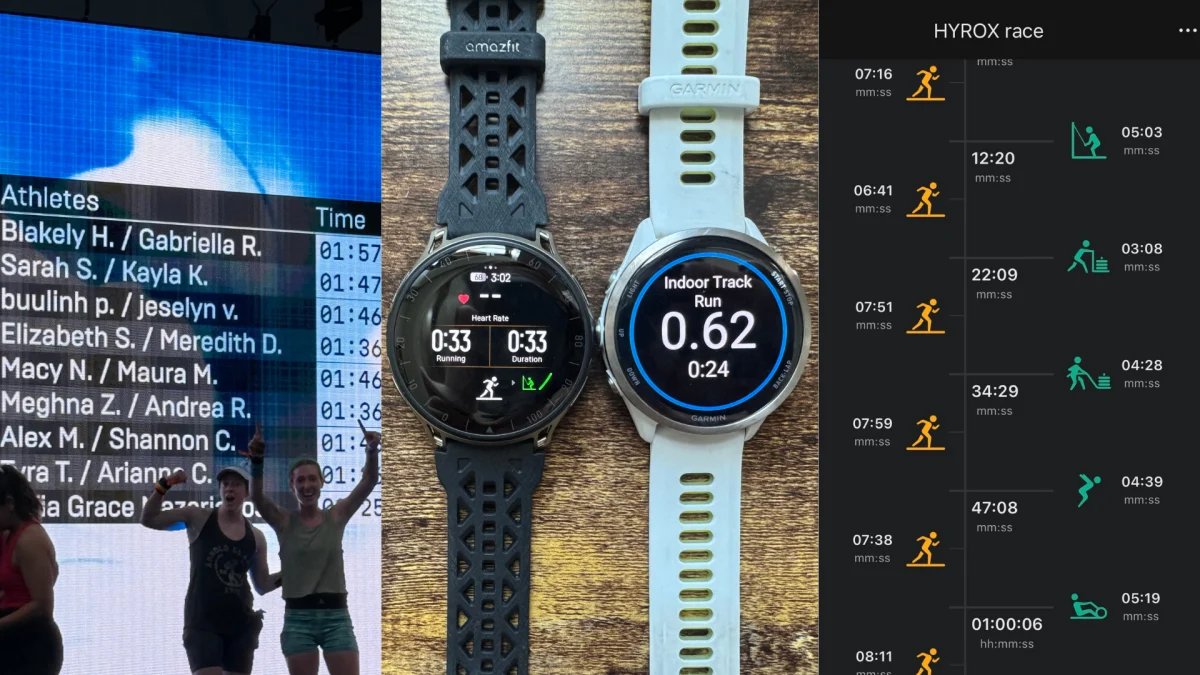 I Raced Hyrox With the Garmin Forerunner 970 on One Wrist and the Amazfit Cheetah 2 Pro on the Other, and Here’s How They Compared I Raced Hyrox With the Garmin Forerunner 970 on One Wrist and the Amazfit Cheetah 2 Pro on the Other, and Here’s How They Compared