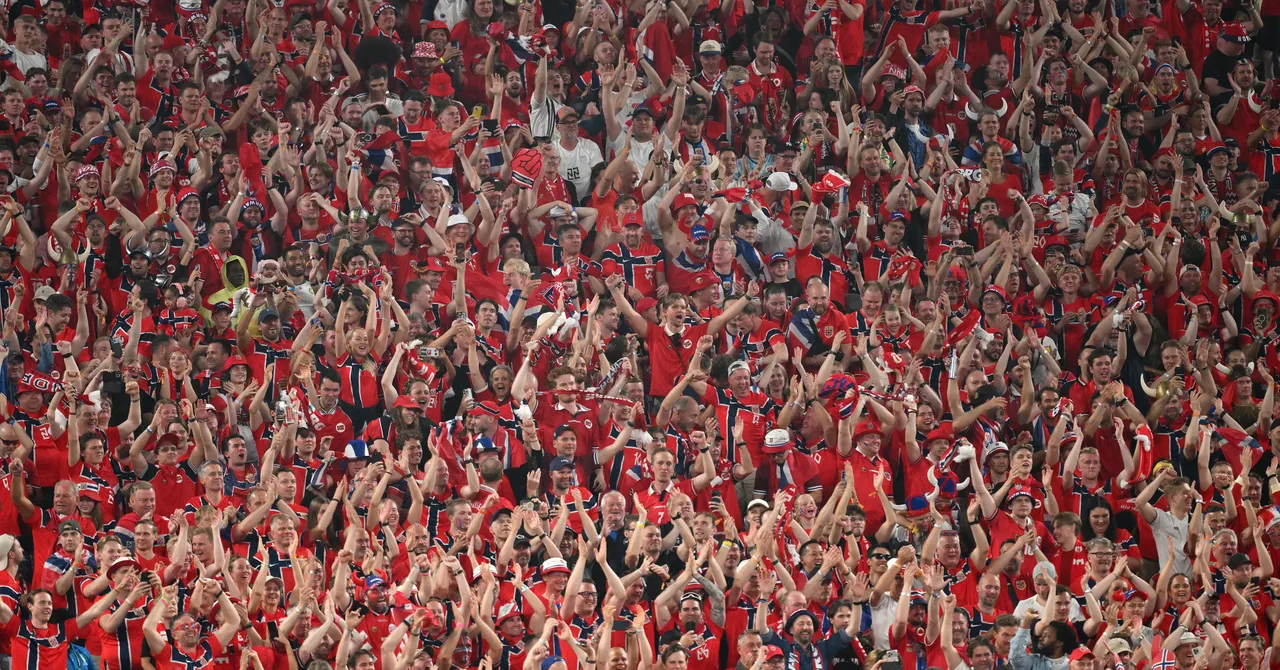Every Time Norway Scores at the World Cup the City of Bergen Trembles Every Time Norway Scores at the World Cup the City of Bergen Trembles
