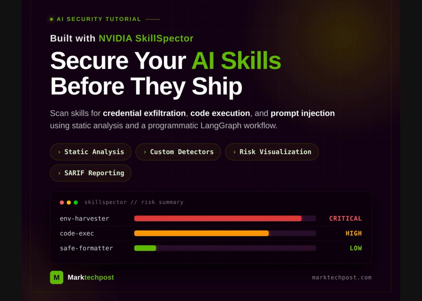 NVIDIA SkillSpector Guide: Scanning AI Skills for Security Risks with Static Analysis and SARIF Reports