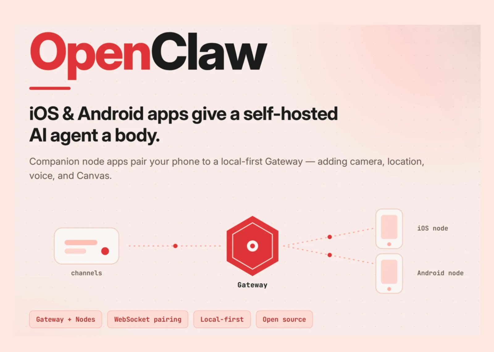 OpenClaw Releases iOS and Android Companion Node Apps That Connect a Phone to a Self-Hosted AI Agent Gateway