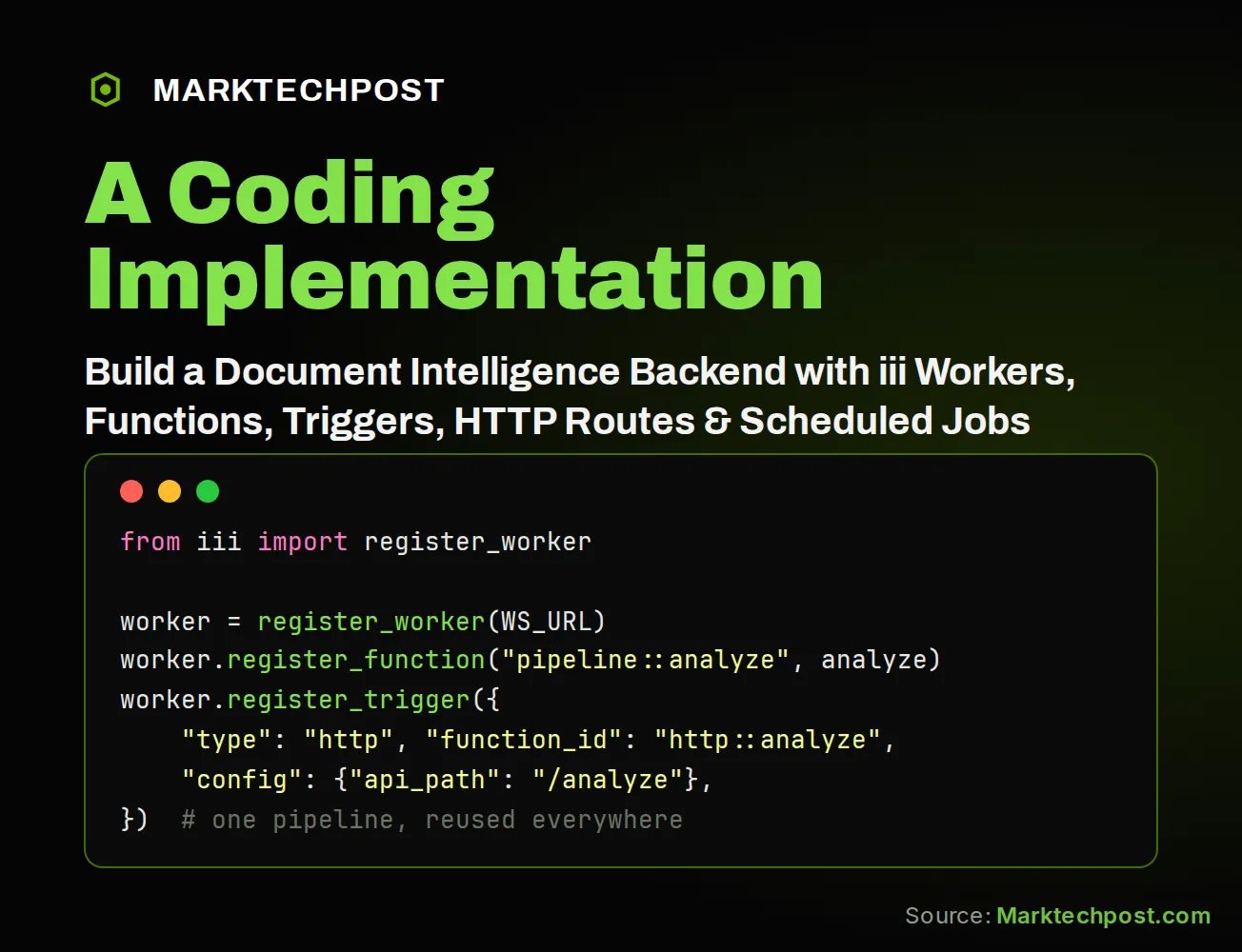 How to Build a Document Intelligence Backend with iii Using Workers, Functions, and Cron Triggers