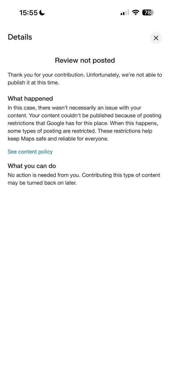 5 fake negative reviews have been removed but now genuine customers can’t review | Local Reviews