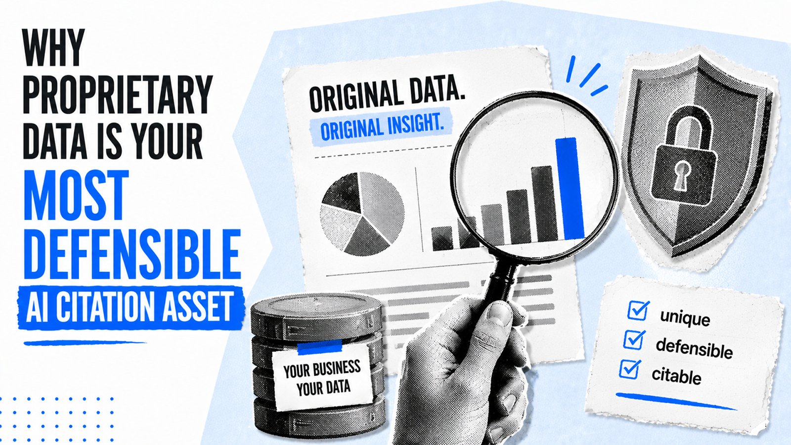 Why proprietary data is your most defensible AI citation asset Why proprietary data is your most defensible AI citation asset